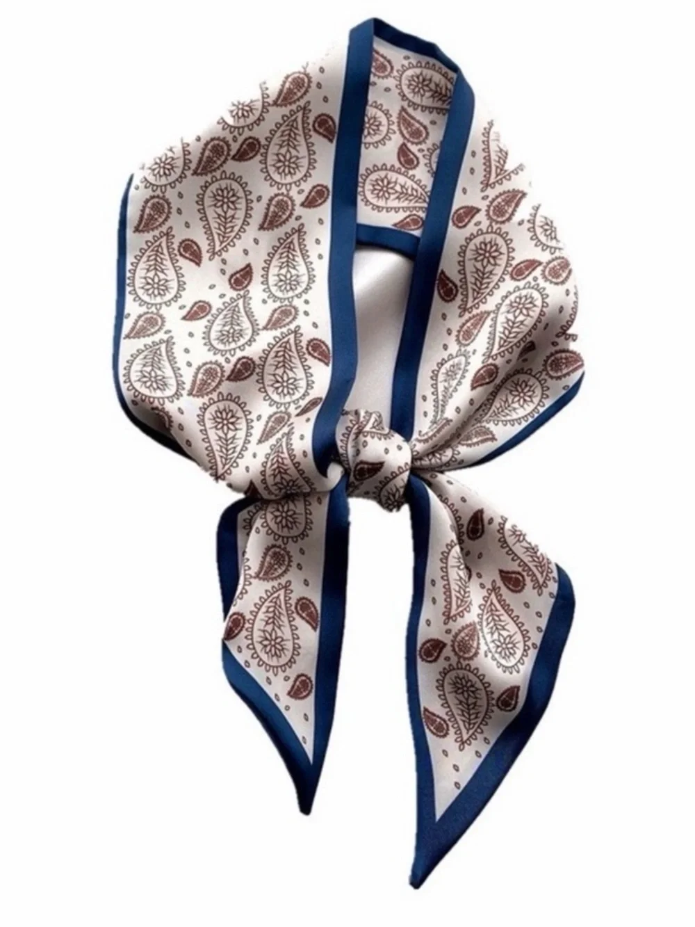NWT Twilly Scarf Set Five 5 Paisley Floral Bandana Silky Bag Charm Hair Twillies